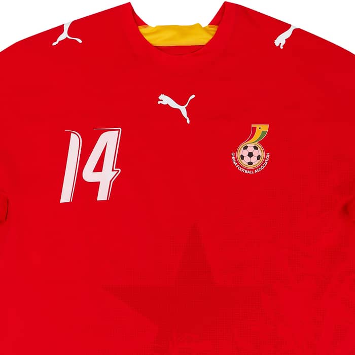 2006-07 Ghana Match Issue Away Shirt #14 (Amoah)