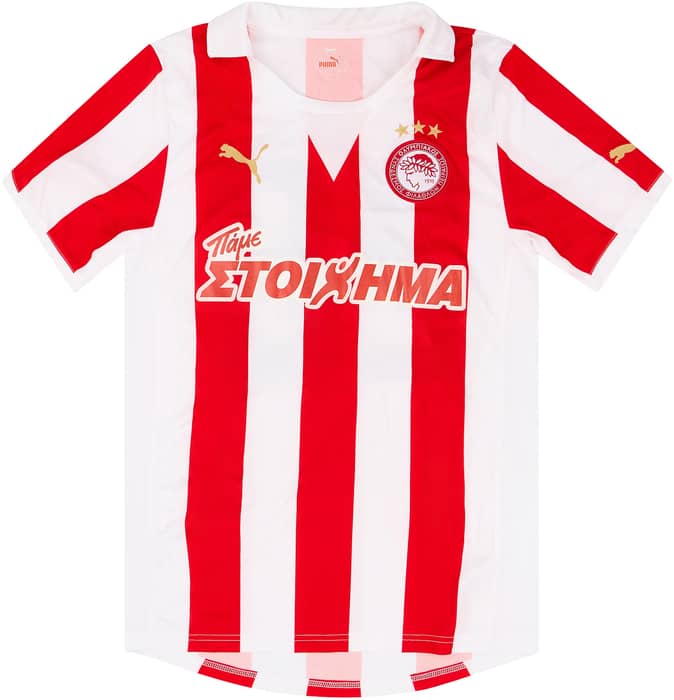 2011-12 Olympiakos Match Issue Home Shirt #28