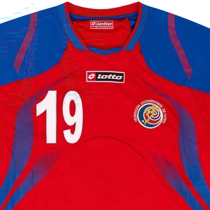 2008-10 Costa Rica Match Issue Home L/S Shirt #19