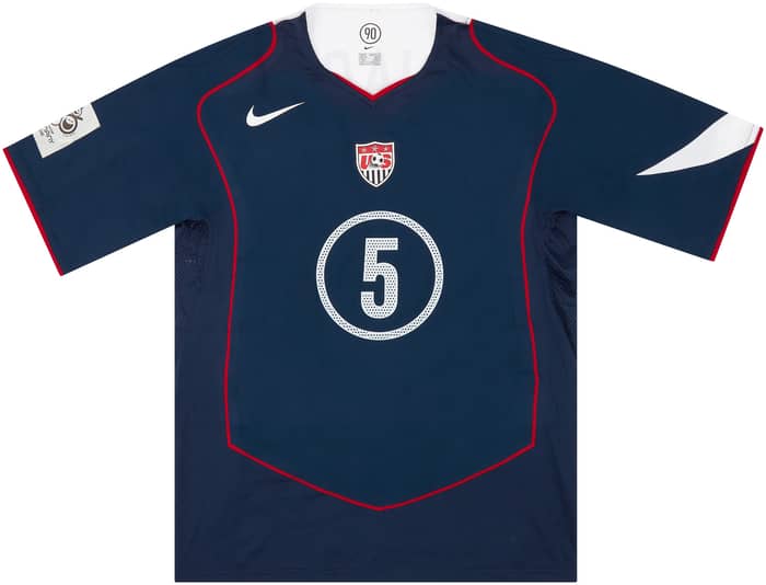 2004-05 USA Match Issue Away Shirt Zavagnin #5