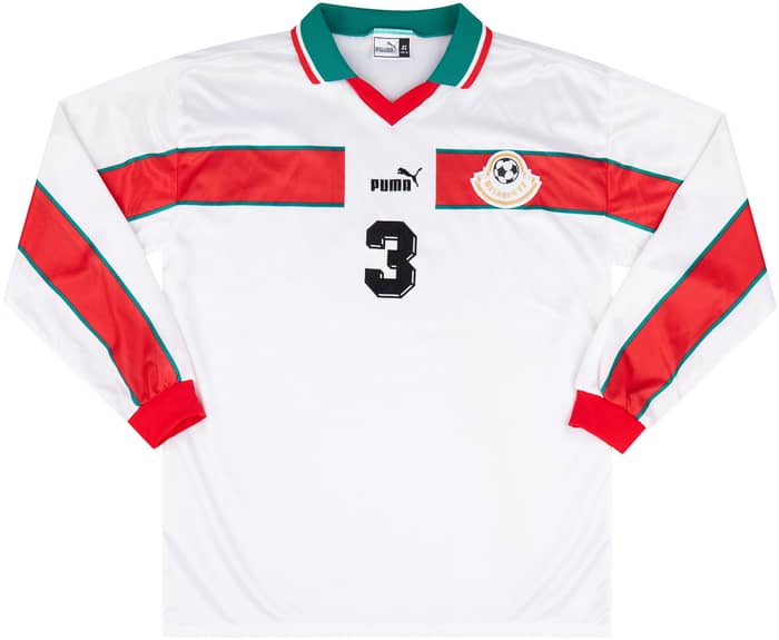1999 Belarus Match Worn Home L/S Shirt #3 (Tarlowski) v Italy