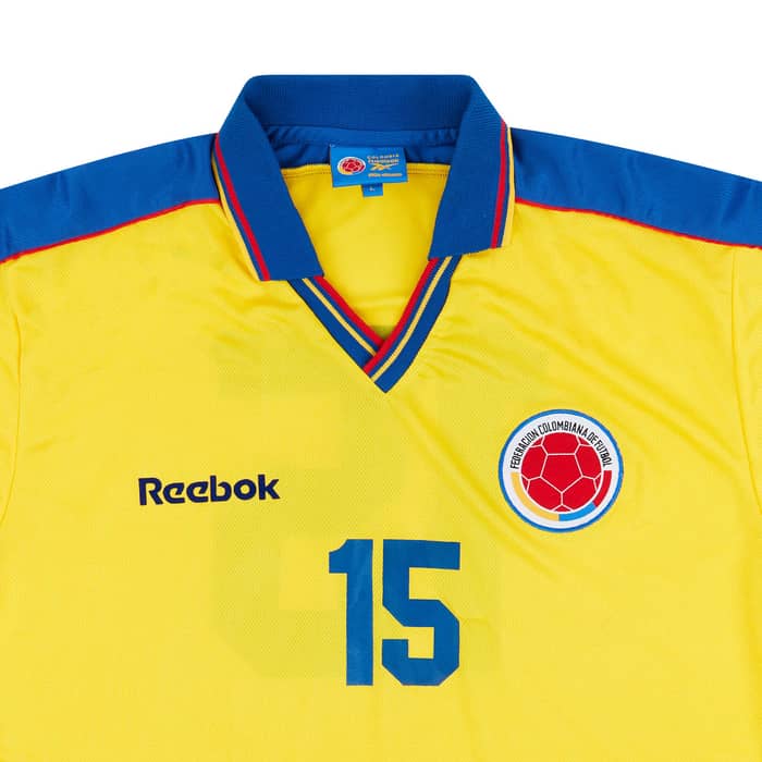 2000 Colombia Match Worn Gold Cup Home Shirt #15 (Bedoya) v USA