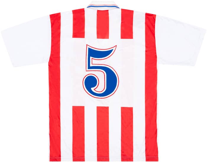 1998 Paraguay Match Worn Home Shirt #5 (Ayala) v Netherlands