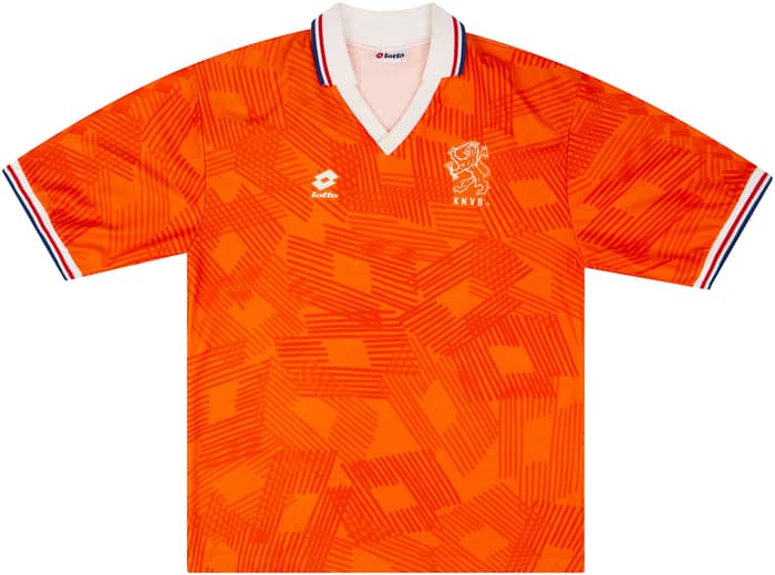 1991-93 Netherlands Match Issue Home Shirt #14 (Overmars)