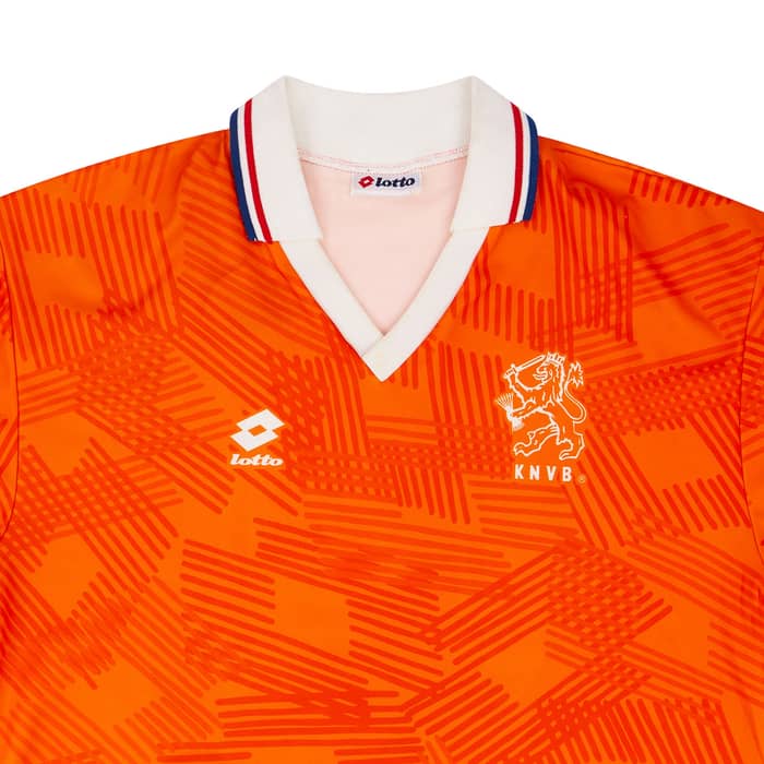 1991-93 Netherlands Match Issue Home Shirt #14 (Overmars)