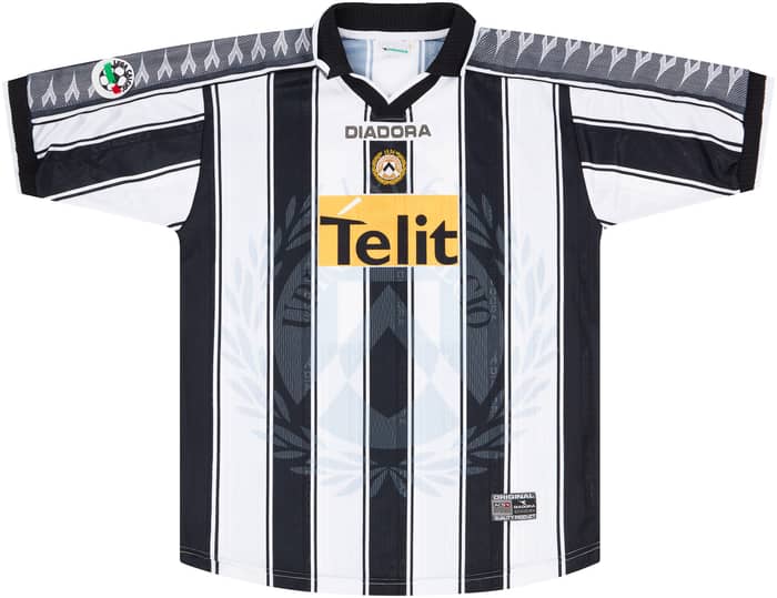 2000-01 Udinese Match Issue Home Shirt Walem #7