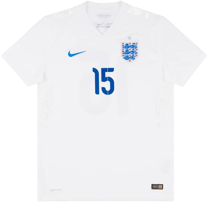 2014 England U-21 Match Issue Home Shirt Ince #15