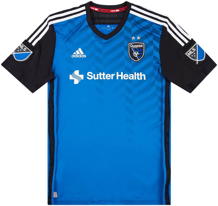 2016 San Jose Earthquakes Match Issue Home Shirt Barrett #19