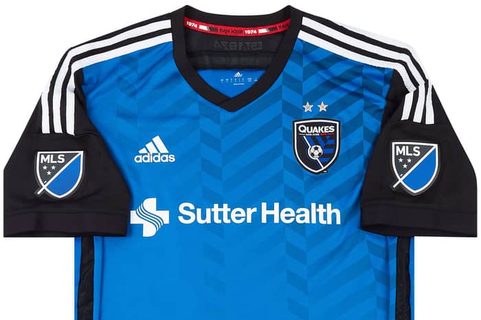 2016 San Jose Earthquakes Match Issue Home Shirt Barrett #19