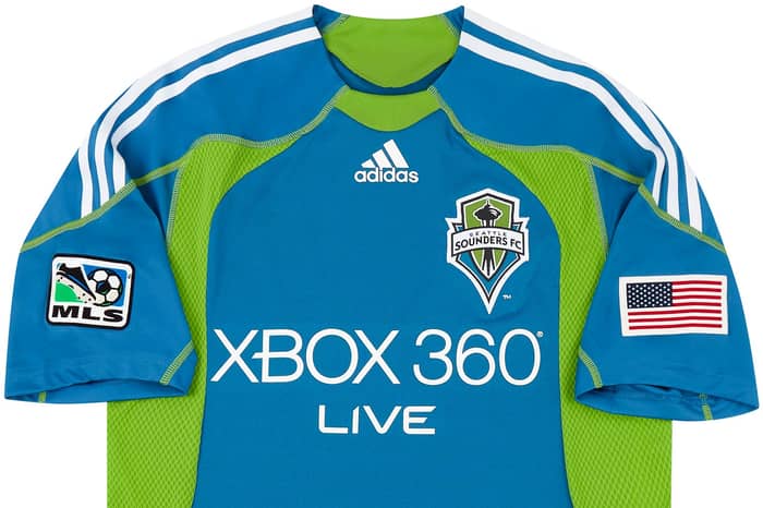 2009 Seattle Sounders Match Issue Away Shirt Henderson #19