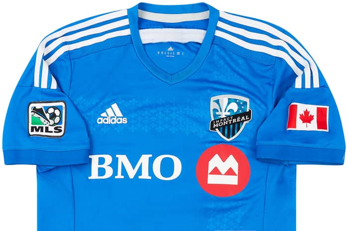 2014 Montreal Impact Match Issue Home Shirt Bernier #8