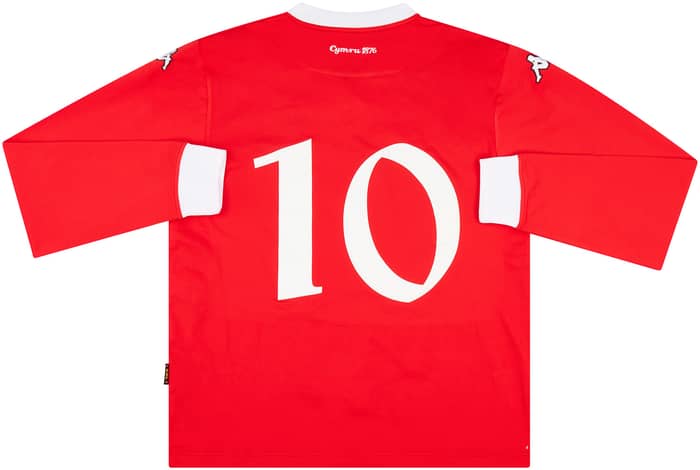 2006-07 Wales Match Issue Home L/S Shirt #10