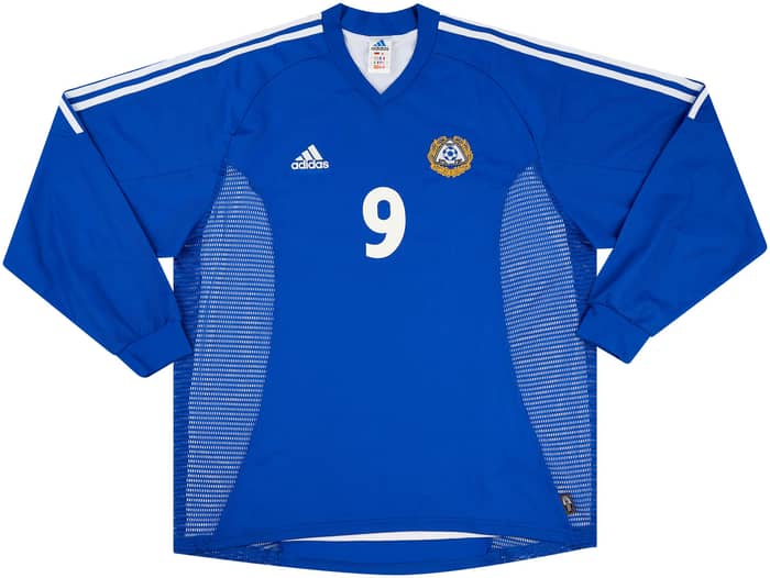2002-04 Finland Match Issue Away L/S Shirt #9