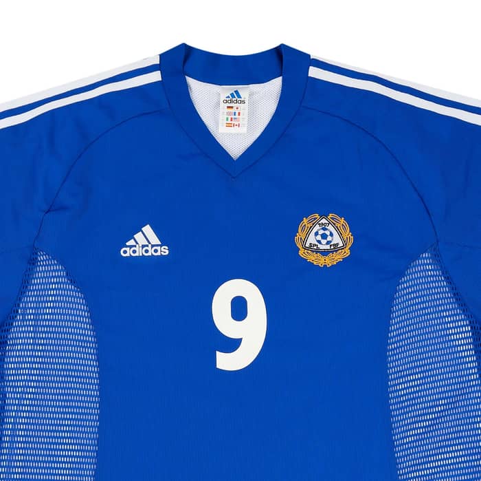2002-04 Finland Match Issue Away L/S Shirt #9
