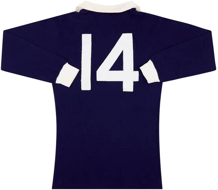 1972 Scottish League XI Match Issue Home L/S Shirt #14