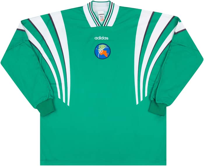 1997 Africa XI Match Worn Home L/S Shirt Ouattara #8 (v Europe XI)