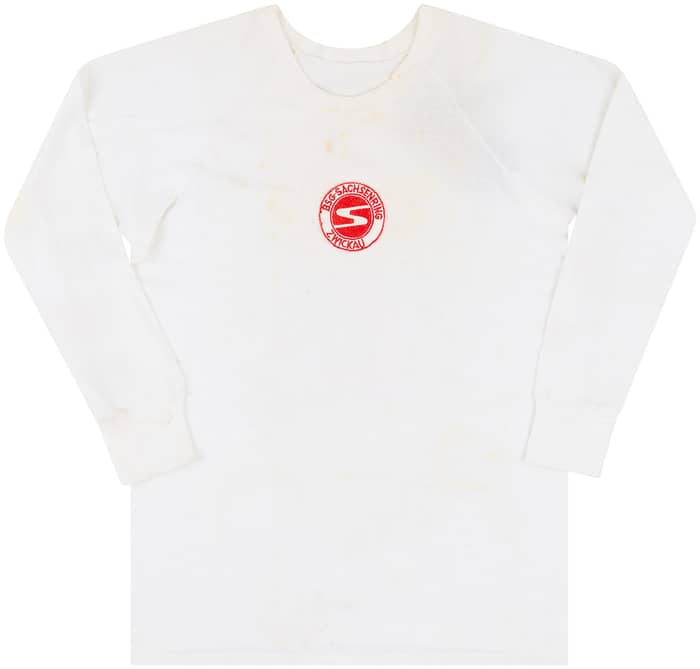 1975-76 Sachsenring Zwickau Match Worn European Cup Winners' Cup Home L/S Shirt #2 (Lippman) v Celtic