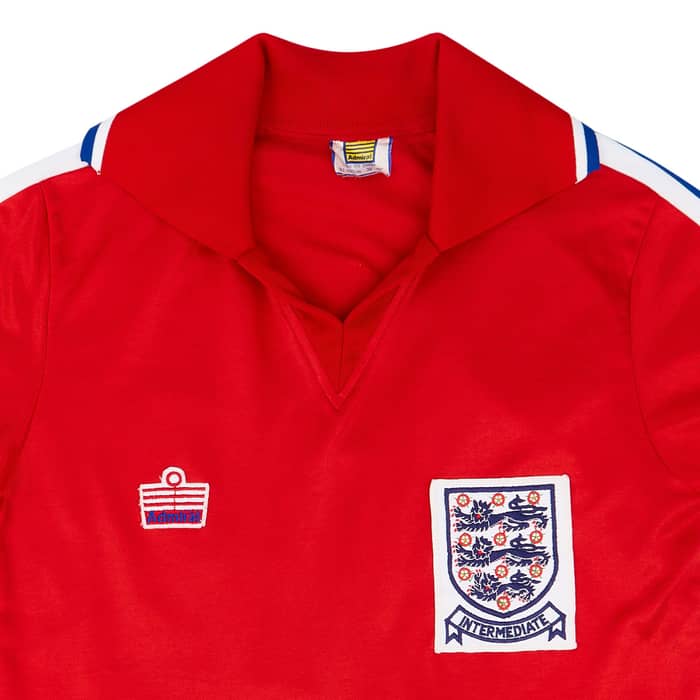 1981 England U-21 Match Issue Away Shirt #10
