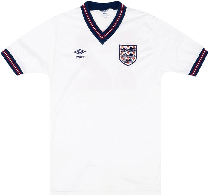 1987 England Match Issue Home Shirt #12