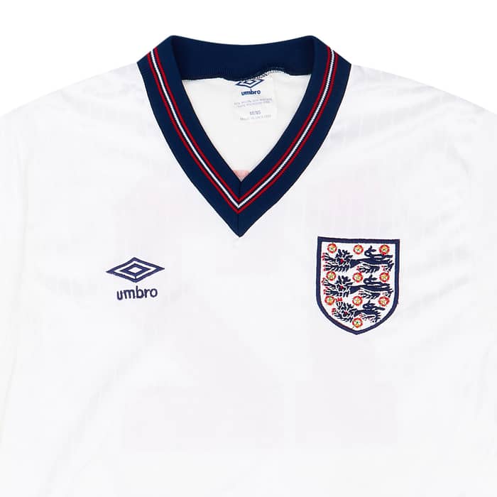 1987 England Match Issue Home Shirt #12