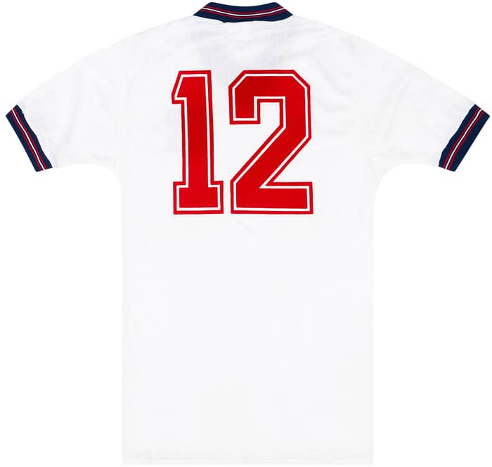 1987 England Match Issue Home Shirt #12