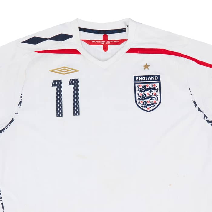 2008 England U-17 Match Issue Home Shirt #11 (Ince)