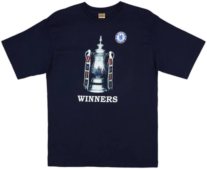2007-8 Chelsea 'Winners' Graphic Tee - 7/10 - (M)