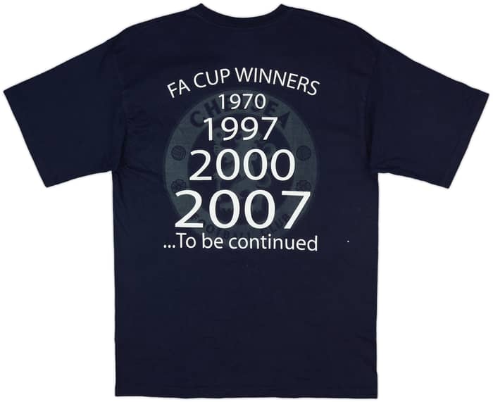 2007-8 Chelsea 'Winners' Graphic Tee - 7/10 - (M)