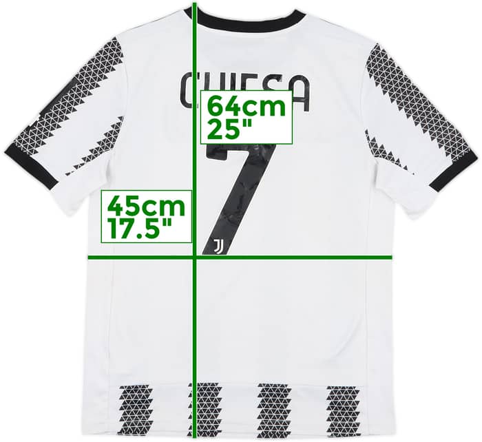 2022-23 Juventus Home Shirt Chiesa #7 - 6/10 - (L.Boys)