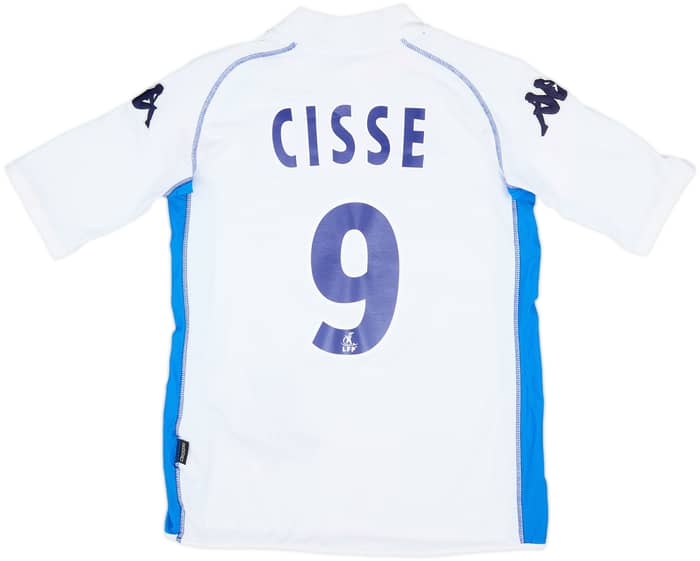 2002-03 Auxerre Home Shirt Cisse #9 (S)