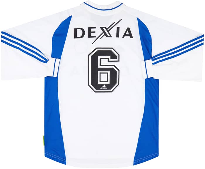 2000-01 Club Brugge Match Issue Away L/S Shirt #6