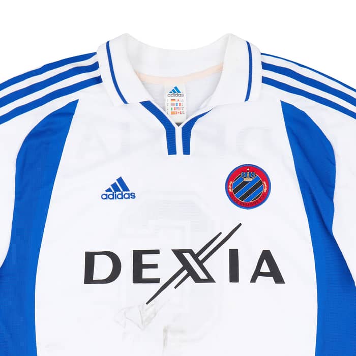 2000-01 Club Brugge Match Issue Away L/S Shirt #6