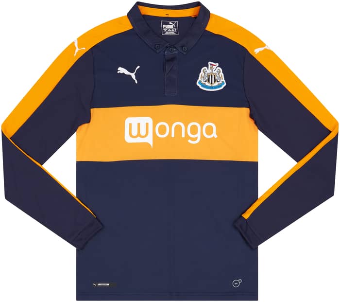 2016-17 Newcastle Away L/S Shirt - 8/10 - (S)