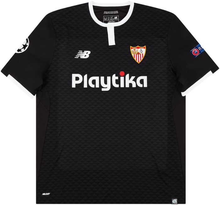 2017-18 Sevilla Match Issue Champions League Third Shirt Nolito #24 (v Man Utd)