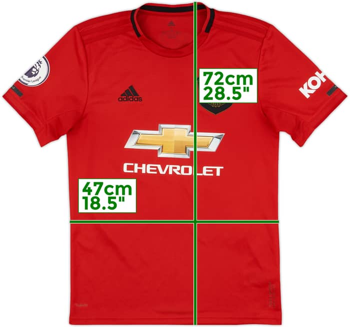 2019-20 Manchester United Home Shirt B.Fernandes #18 - 7/10 - (S)