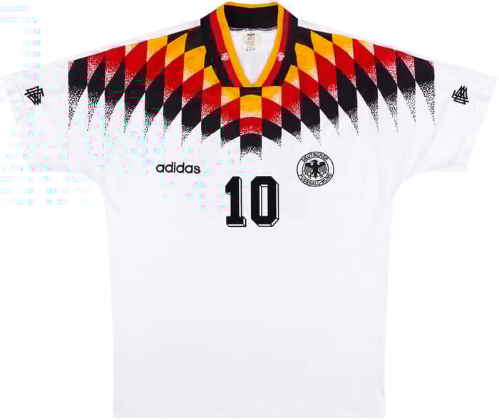 1994-96 Germany Home Shirt Matthaus #10 - 8/10 - (S)