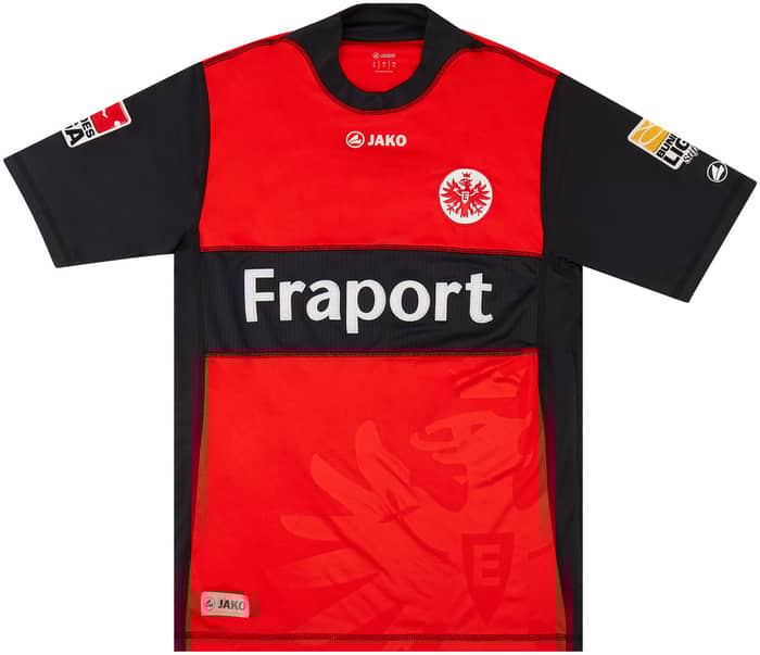 2009-10 Eintracht Frankfurt Match Issue Home Shirt Amanatidis #18