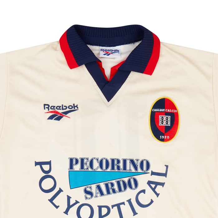 1996-97 Cagliari Primavera Match Issue Away Shirt #11