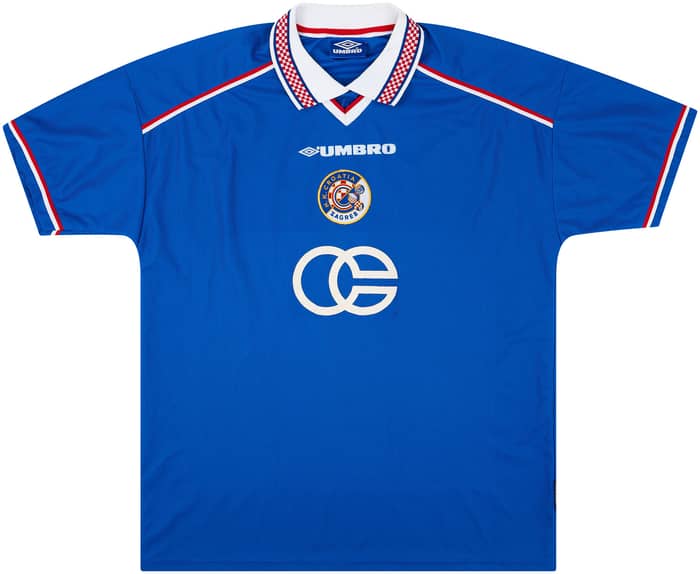1999-00 Croatia Zagreb Match Issue Home Shirt Cvitanovic #17