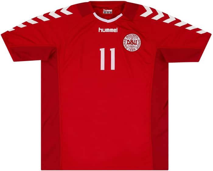 2003-04 Denmark Match Issue Home Shirt #11