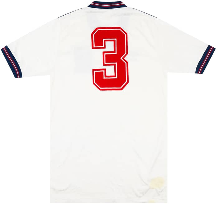 1985-86 England U-21 Match Issue Home Shirt #3 (Thomas)