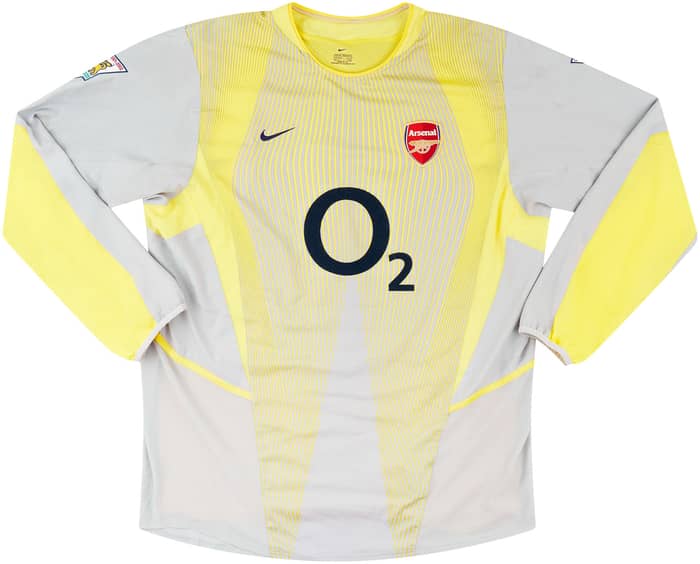 2002-03 Arsenal Match Issue GK Shirt Seaman #1