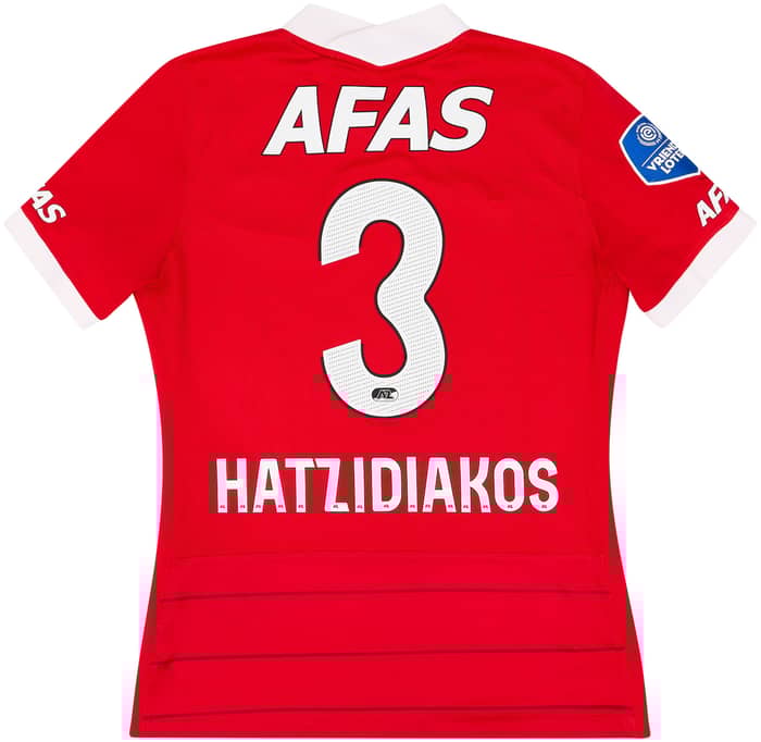 2021-22 AZ Alkmaar Match Issue Home Shirt Hatzidiakos #3 (v Ajax)