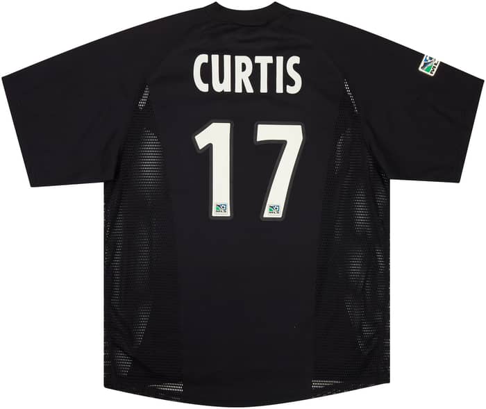 2003 DC United Match Issue Home Shirt Curtis #17