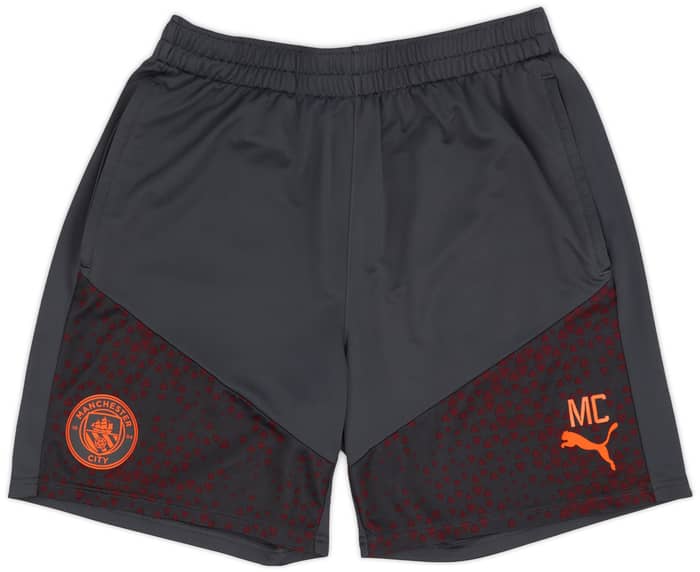 2023-24 Manchester City Staff Issue Training Shorts # - 7/10