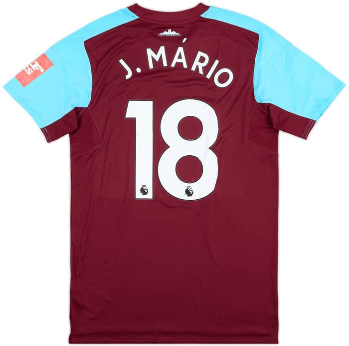 2017-18 West Ham Match Issue FA Cup Home Shirt J. Mário #18