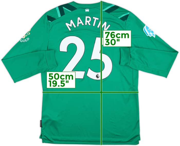 2019-20 West Ham Match Issue GK Shirt Martin #25