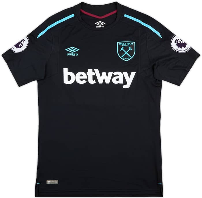 2017-18 West Ham Match Issue Away Shirt Kouyaté #8