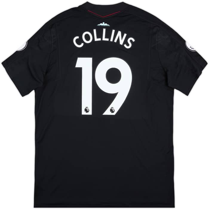 2017-18 West Ham Match Issue Away Shirt Collins #19