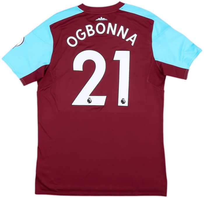 2017-18 West Ham Match Issue Home Shirt Ogbonna #21